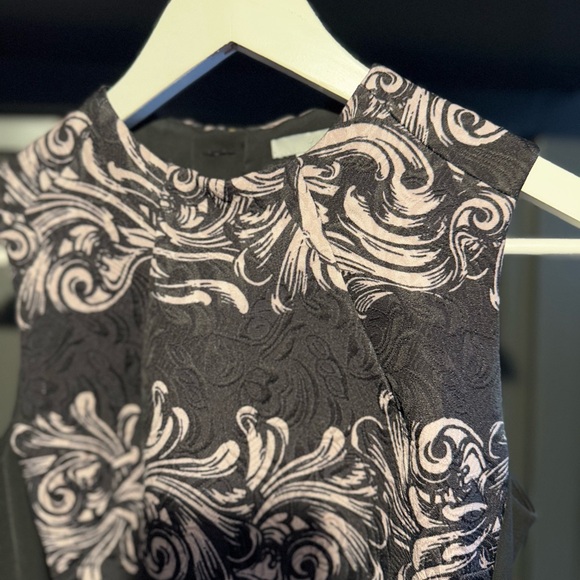 H&M Black & Rose Gold Jacquard Sheath Dress - Picture 5 of 5